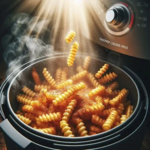 Cook Checkers Fries instantly